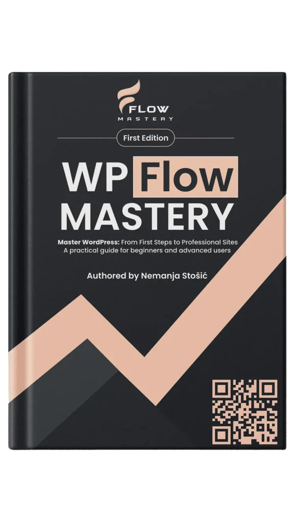 WP FlowMastery WordPress technical guide front cover view